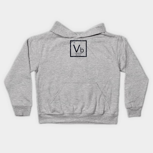 Vibranium Kids Hoodie by TuckyTraps